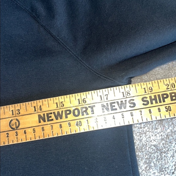 Lilly Pulitzer Skipper Popover Onyx Black Lace Sleeve Quarter Zip Top Size Small - Picture 11 of 11